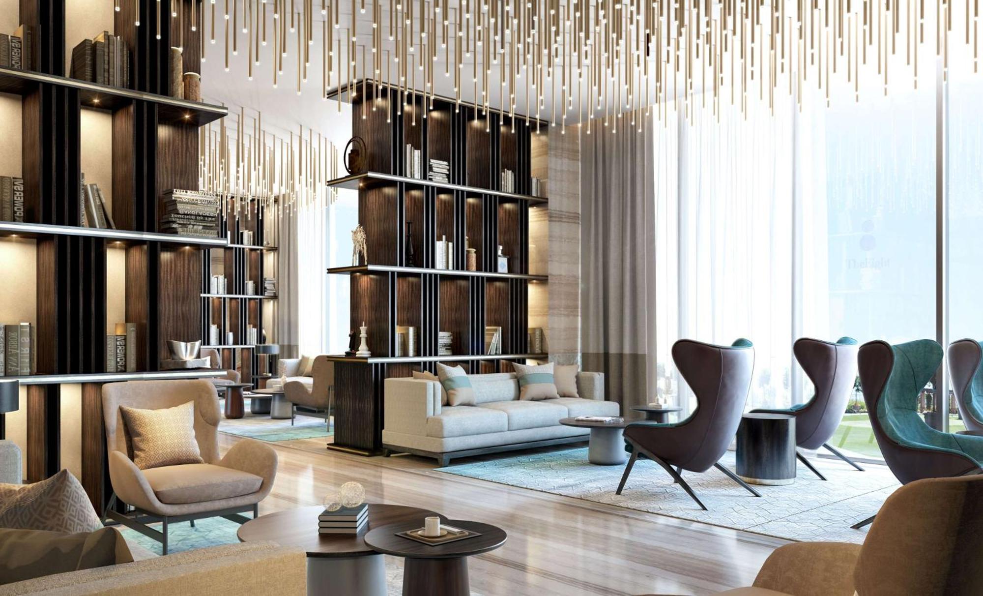 Hotel Doubletree By Hilton Doha Downtown Exterior foto The Library